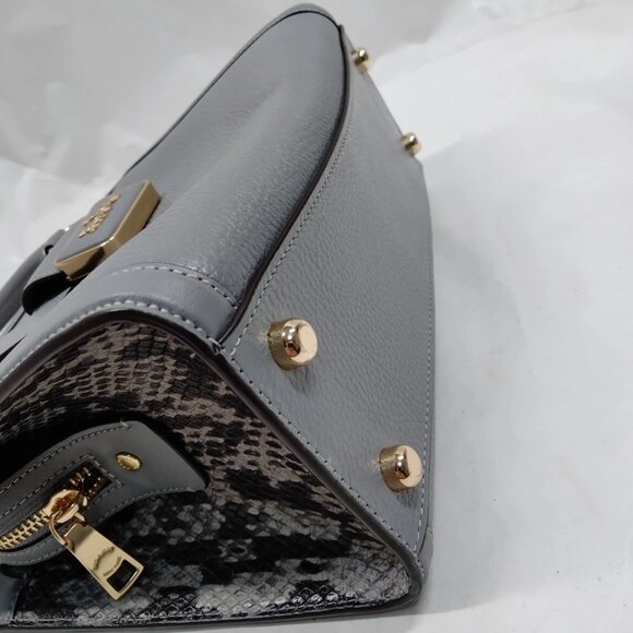 Coach Grace Carryall Leather Gray - EUC - Picture 5 of 10